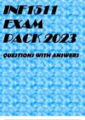 INF1511 EXAM PACK 2023