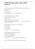 IAHSS full study guide ( with verified answers).docx