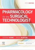   Pharmacology for the Surgical Technologist   FIFTH EDITION   Tiffany Howe, 