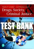 Test Bank For Drugs, Society and Criminal Justice 5th Edition All Chapters - 9780137516674