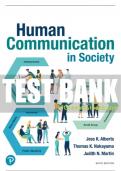 Test Bank For Human Communication in Society 6th Edition All Chapters - 9780137589104