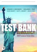 Test Bank For Struggle for Democracy, The 13th Edition All Chapters - 9780137585137