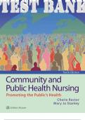 TEST BANK for Community and Public Health Nursing 10th Edition by Rector Cherie and Stanley Mary | All Chapters 1-30