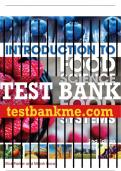 Test Bank For Introduction to Food Science and Food Systems - 2nd - 2017 All Chapters - 9781435489394