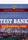 Test Bank For Macroeconomics: Private and Public Choice - 16th - 2018 All Chapters - 9781305506756