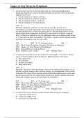 Chapter 10: Drug Therapy for Dyslipidemia Abrams' Clinical Drug Therapy: Rationales for Nursing Practice 12th Edition Test Bank