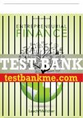 Test Bank For Entrepreneurial Finance - 6th - 2018 All Chapters - 9781305968356