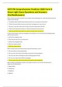 VATI PN Comprehensive Predictor 2020 Form B Green Light Exam Questions and Answers  (VerifiedAnswers) Which of these instructions should a nurse include in the teaching plan for a client who had removal of a cataract in the left eye? a. "Forcefully cou