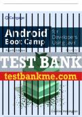 Test Bank For Android Boot Camp for Developers Using Java®: A Guide to Creating Your First Android Apps - 4th - 2024 All Chapters - 9780357881231