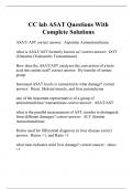 CC lab ASAT Questions With Complete Solutions