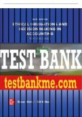 Test Bank For Ethical Obligations and Decision-Making in Accounting: Text and Cases, 6th Edition All Chapters - 9781264135943