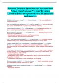 Revature Interview Questions and Answers from  Actual Exam Updated Versions/ Revature  Technical Interview Questions with All Questions  and Answers