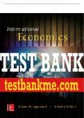 Test Bank For International Economics, 9th Edition All Chapters - 9781259290626