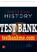 Test Bank For American History: Connecting with the Past, 15th Edition All Chapters - 9780073513294