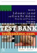 Test Bank For Laboratory Animal and Exotic Pet Medicine, 3rd - 2023 All Chapters - 9780323778169