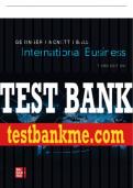 Test Bank For International Business, 3rd Edition All Chapters - 9781264067527