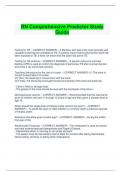 RN Comprehensive Predictor Study/RN Comprehensive Predictor Study  Guide