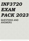 INF3720 EXAM PACK 2023