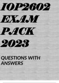 IOP2602 EXAM PACK 2023