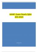 AANP: Exam Pearls Q&A 203-2024