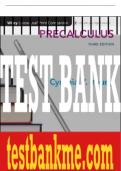 Test Bank For Precalculus, 3rd Edition All Chapters - 9781119339519