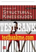 Test Bank For Manual of Structural Kinesiology, 22nd Edition All Chapters - 9781264428236