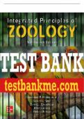 Test Bank For Integrated Principles of Zoology, 19th Edition All Chapters - 9781264091218