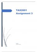 TAX2601 Assignment 3.