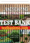 Test Bank For Landscaping Principles and Practices - 8th - 2019 All Chapters - 9781337403429