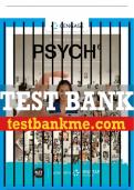 Test Bank For PSYCH - 6th - 2020 All Chapters - 9780357041215