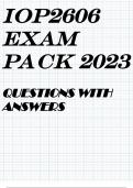 IOP2602 EXAM PACK 2023