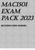 MAC1501 EXAM PACK 2023