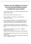 CHEM 120 TESTS COMPILATION BUNDLE