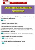 Pharmacology NURS 251 Module 5 Exam (2024 / 2025) portage learning/ ABCnursing/Geneva College Questions and Verified Answers, 100% Guarantee Pass