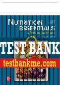 Test Bank For Nutrition Essentials: A Personal Approach, 3rd Edition All Chapters - 9781260259001