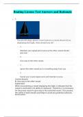 Boating License Test Answers and Rationale