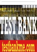 Test Bank For Applied Calculus, 6th Edition All Chapters - 9781119399353