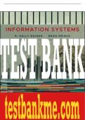 Test Bank For Introduction to Information Systems, 9th Edition All Chapters - 9781119767503