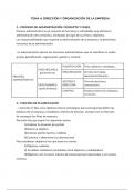 TEMA 4 ECO DIRECCIÓN Y ORGANIZACIÓN EMPRESARIAL