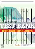 Test Bank For Mosby's Essentials for Nursing Assistants, 7th - 2023 All Chapters - 9780323796316