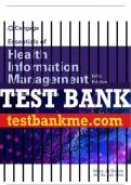 Test Bank For Essentials of Health Information Management: Principles and Practices - 5th - 2023 All Chapters - 9780357624258