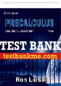 Test Bank For Precalculus - 11th - 2022 All Chapters - 9780357456996