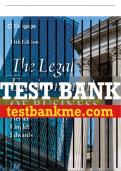 Test Bank For The Legal Environment of Business - 14th - 2023 All Chapters - 9780357451724