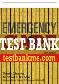 Test Bank For Emergency Care 13th Edition All Chapters - 9780134024554