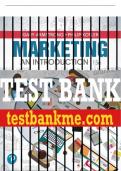 Test Bank For Marketing: An Introduction 15th Edition All Chapters - 9780137704408