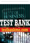 Test Bank For Better Business 6th Edition All Chapters - 9780138028633