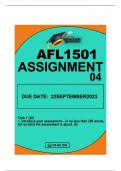 AFL1501ASSIGNMENT04DUE22SEPTEMBER2023