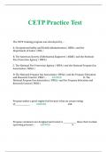 CETP Practice Test