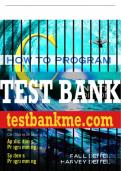 Test Bank For C How to Program 9th Edition All Chapters - 9780137454372
