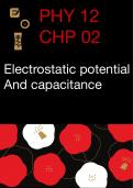 CHAPTER -2 ELECTRIC POTENTIAL AND CAPCITANCE